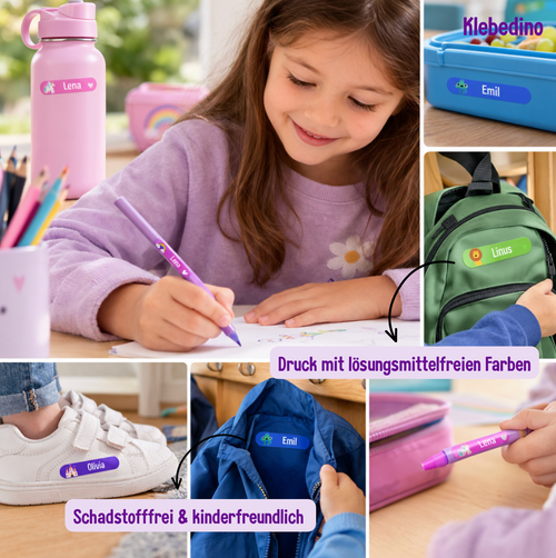 Namensaufkleber